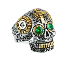 Cargar imagen en el visor de la galería, Skull Eye Green - Joyería be