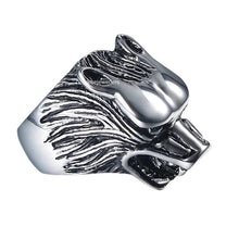 Cargar imagen en el visor de la galería, Silver Wolf Courage - Joyería be