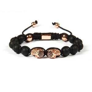 Skull Rose Double Fortitude - Joyería be