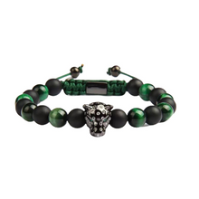 Cargar imagen en el visor de la galería, Bracelet Jaguar Alpha Green - Joyería be