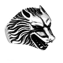 Cargar imagen en el visor de la galería, Silver Wolf Courage - Joyería be