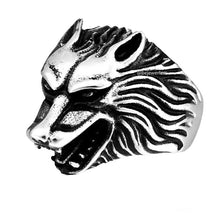 Cargar imagen en el visor de la galería, Silver Wolf Courage - Joyería be