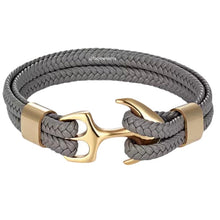 Cargar imagen en el visor de la galería, Anchor Motive Gray-Gold - Joyería be