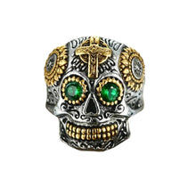 Cargar imagen en el visor de la galería, Skull Eye Green - Joyería be